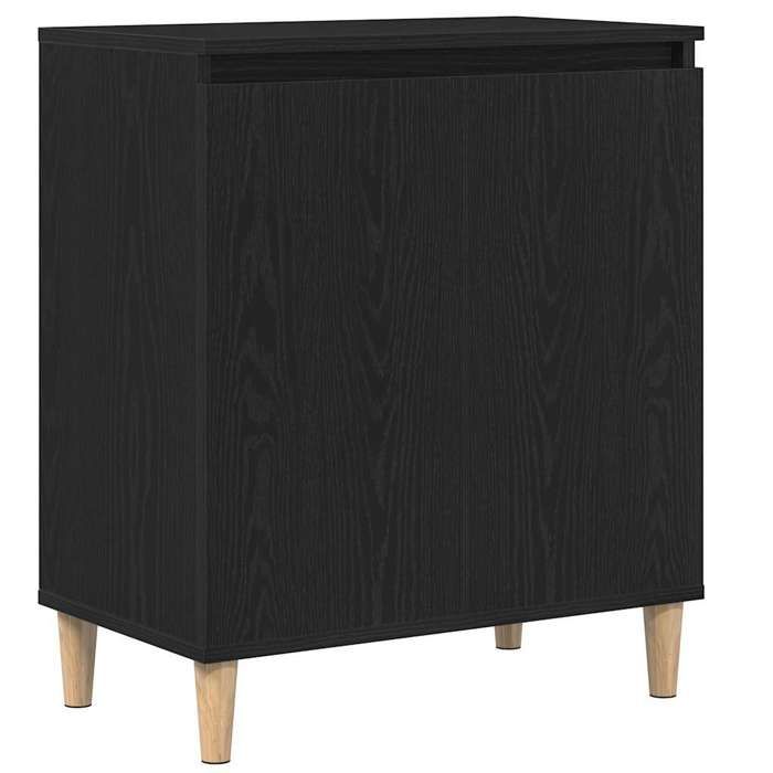 ESTINK® Buffet bas contemporain - Armoire Polyvalent - pour Cuisine/Salon - Noir 60x35x70 cm - Bois dingénierie @@2420