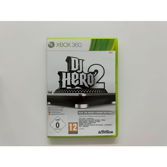 Jeu Xbox 360 – Dj Hero 2 – Jeu Musical Rythme – Activision – Version Pal