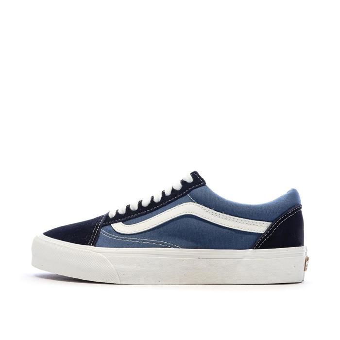 Vans Baskets Bleu/Marine Homme Vans Old Skool Marshmallow