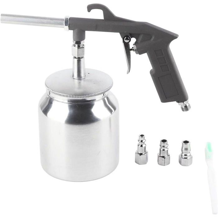 Pistolet de nettoyage à air comprimé à effet tornade avec réservoir Pistolet de nettoyage à air comprimé à effet tornade avec réservoir