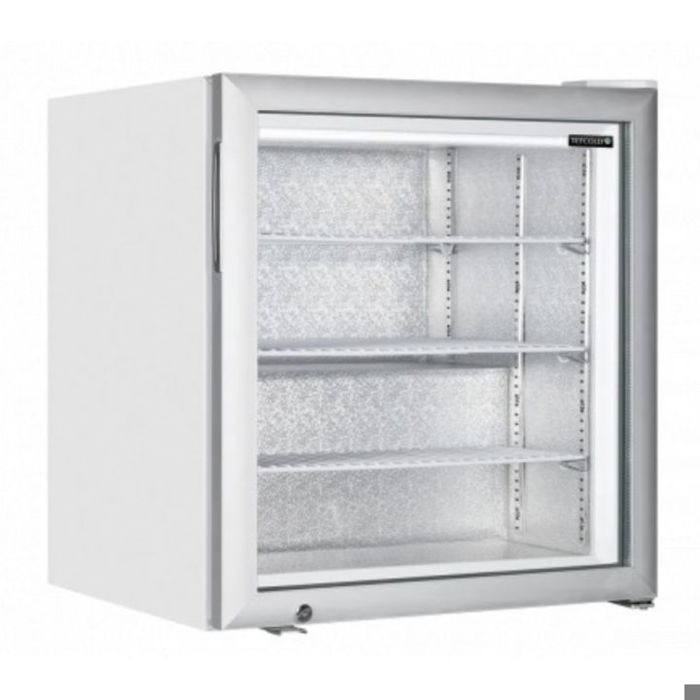 Congélateur vitré 90 Litres blanc à poser 230 W 220 V - MONO - Tefcold