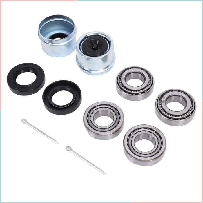 Kit de Roulements de Roue de Remorque 30205 TC, Cache-poussière pour