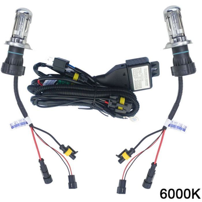 Ampoule Xénon HID - ZOR® - 35W - H4 Bi-Xenon Hi/Lo - 6000K - Double faisceau - 2800 Lm - Durée de vie 5500 heures