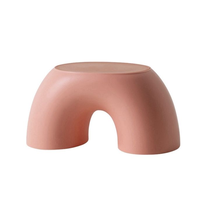 Tabouret en Forme DArc-En-Ciel pour Enfants Tabouret pour Salon Meuble DIntérieur Tabouret pour Enfants Jouet Rose