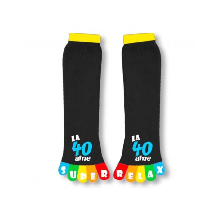 CHAUSSETTE ORTEILS LA 40AINE NOIRE CHAUSSETTE ORTEILS LA 40AINE NOIRE