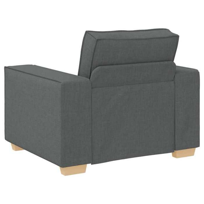 Gris Canapé Fauteuil 99x78x84 cm - Chaise de canapé（1 personne) Gris Foncé 60 cm Tissu 55902399