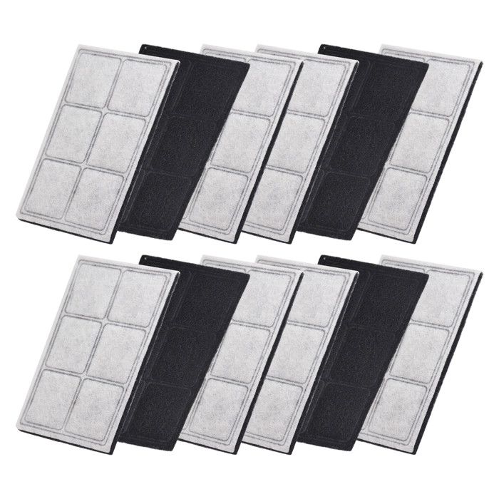 12 PCS Filtres de remplacement compatibles avec la fontaine à eau pour chats Drinkwell Platinum