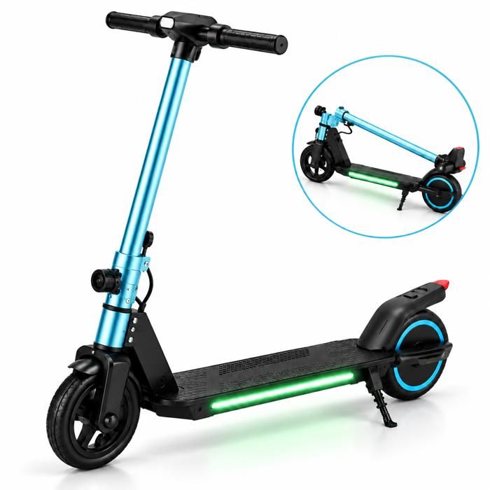 Trottinette Électrique Enfant 6‑16 Ans-ORYXEARTH- Trottinette electrique Pliable- Double Frein