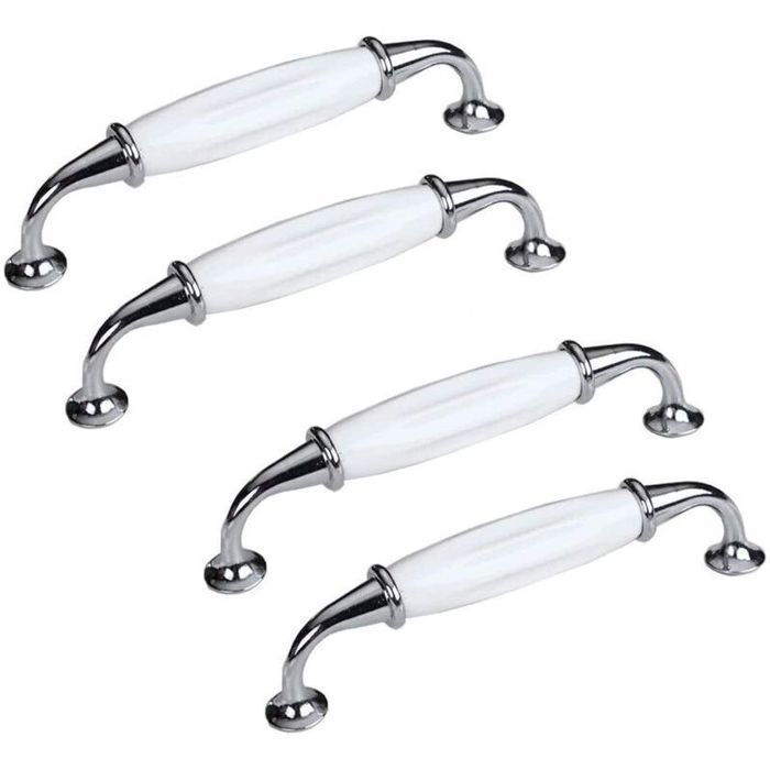 Bouton de meuble Lot De 4 Boutons De Meubles Bouton De Porte En Céramique Poignée En Porcelaine Meuble Accessoire Décoration Pour T