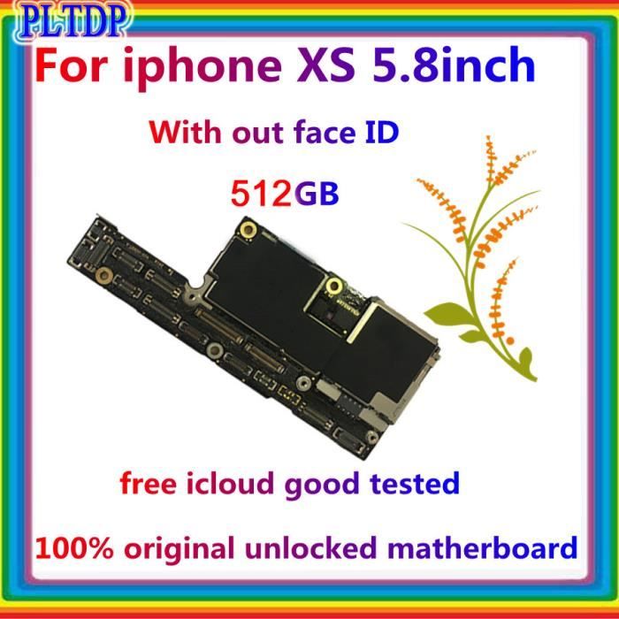64 Go SANS ID de visage-Carte mère originale débloquée pour iPhone XR
