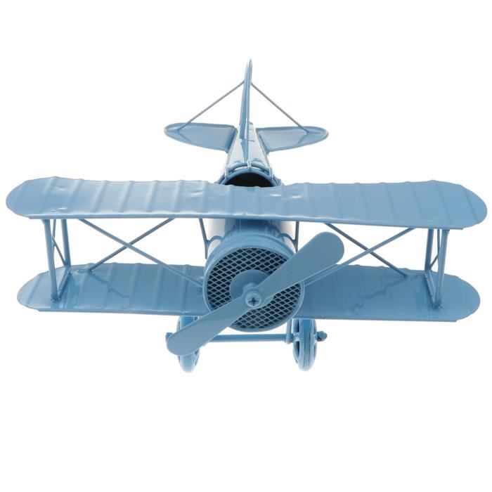 Mini Vintage Avion Modèle d'avion planeur Biplan Avion Modèle Kids Toy Pl Hl 