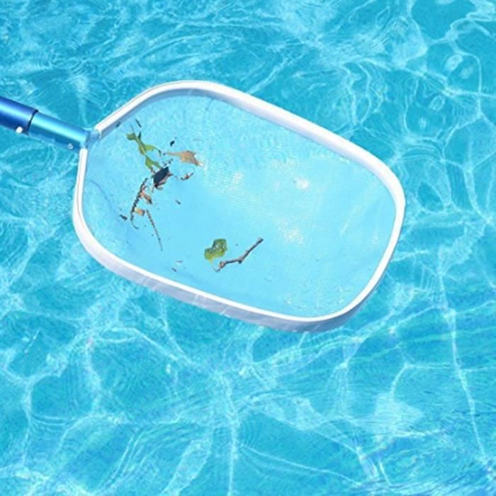Filet De Piscine à Mailles Fines, écumeur De Piscine Professionnel Filet Feuilles Pour Le Nettoyage Des Fournitures Rake Pool Le Poteau N Est Pas Inclus