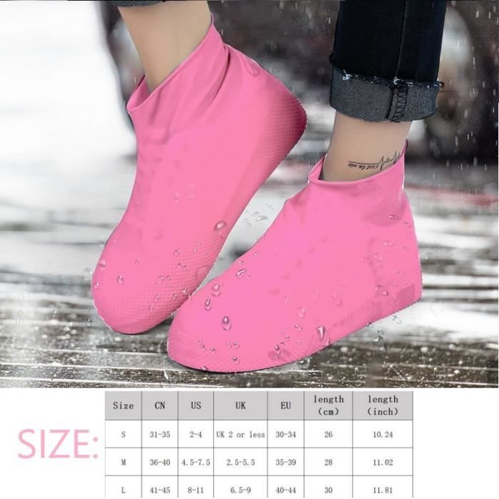 Couvre-Chaussures Imperméables Fermeture Chaussures Housses Bike Guêtre