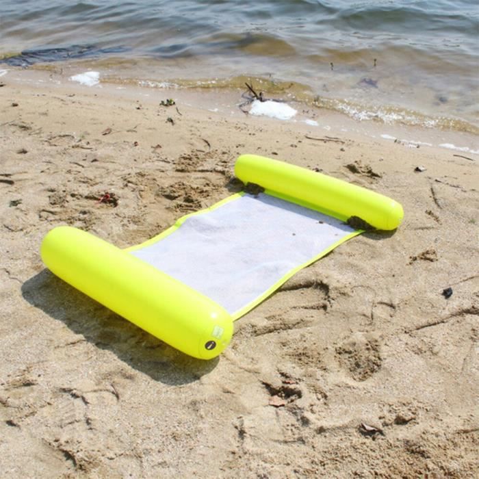 Faburo – Matelas Gonflable De Piscine 155 X 76 X 13 Cm – Flottant, Porte-gobelet, Pliable