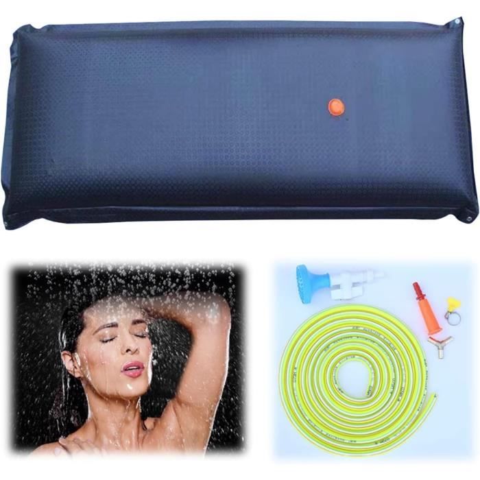 Bac De Douche Portable Pliable – 80x80x10 Cm, Tuyau Drainage Détachable – Pour Camping, Tente, Plage, Voyage