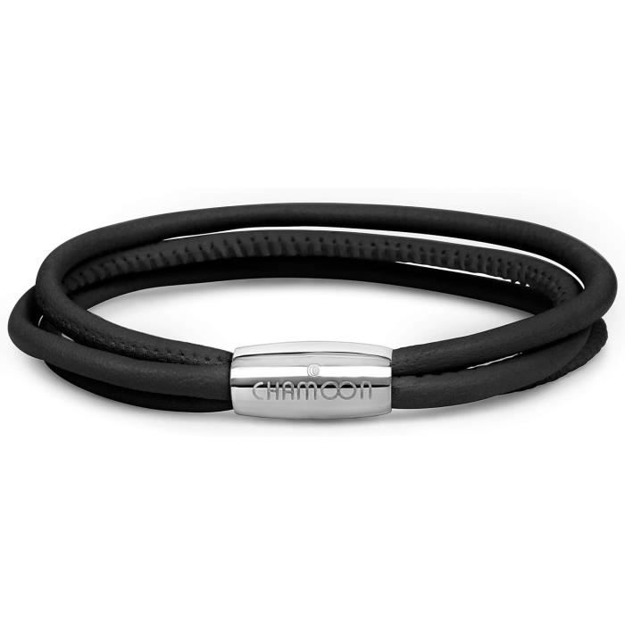 Bracelet De Montre En Cuir Véritable Noir - Anses 12mm, Boucle Dorée - Pour Femme, Neuf Avec étiquettes