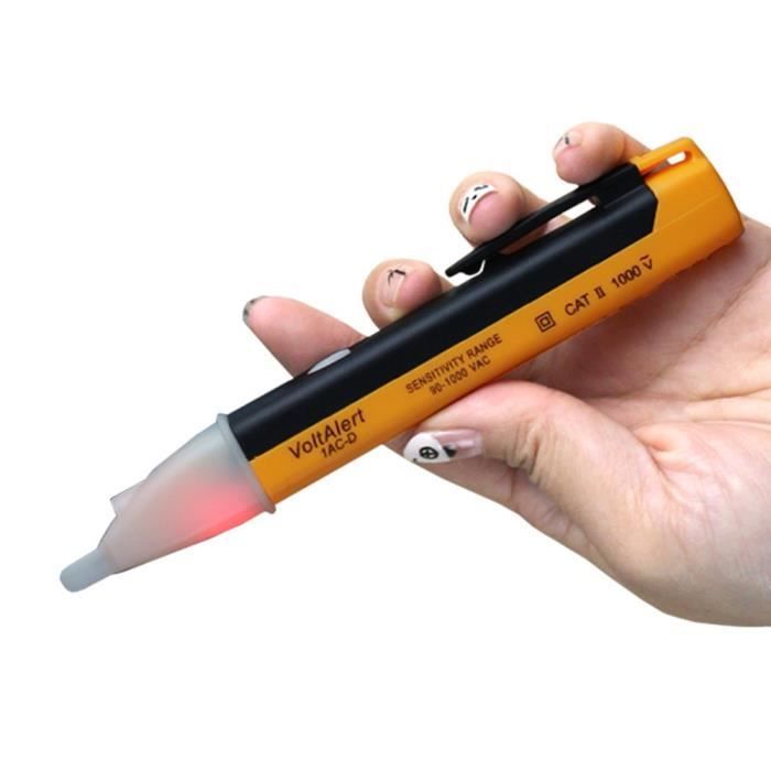AC 90 ~ 1000 V Non-Contact DEL Poche Testeur Stylo Bâton Détecteur de tension capteur
