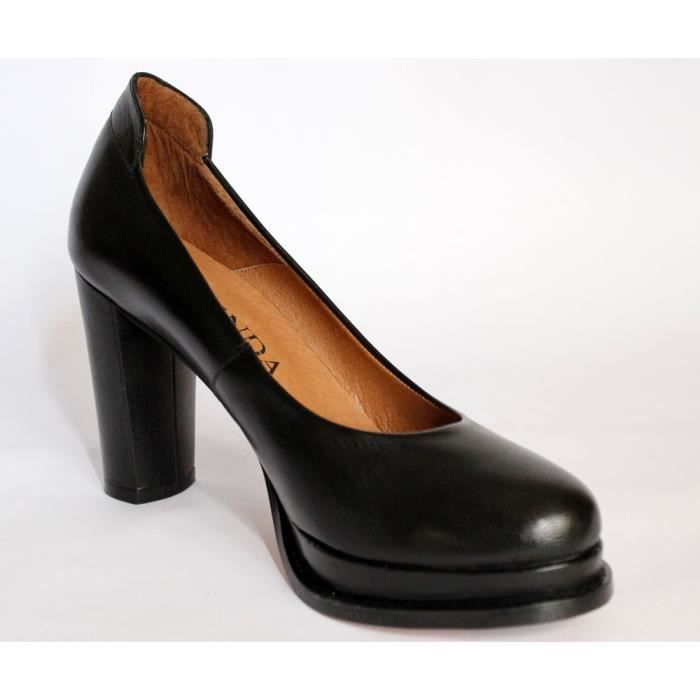 Escarpins à bout ouvert pour femmes talons hauts épais de 10cm