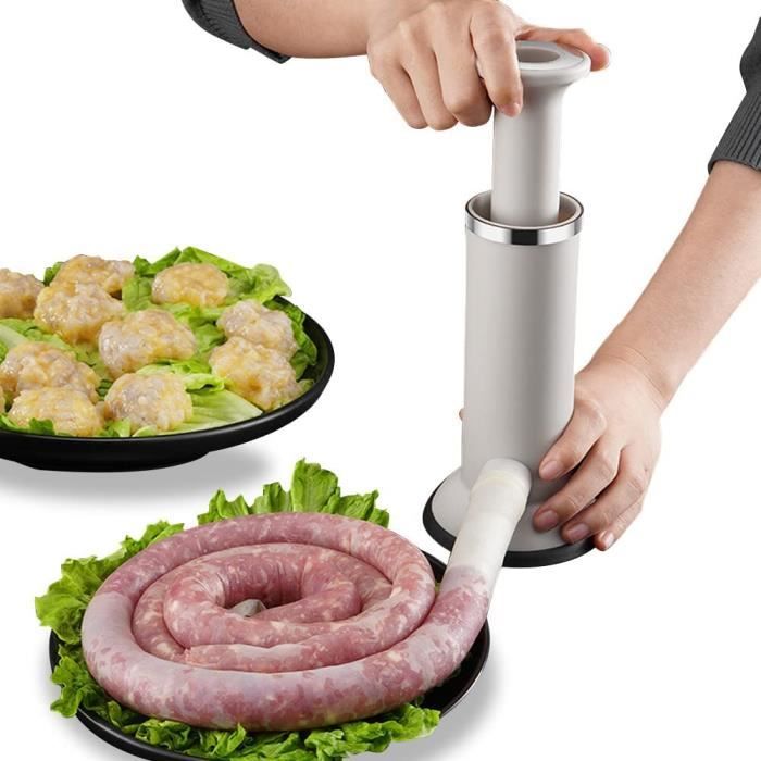 Machine à Brochettes Manuelle Pour Saucisses - Facile à Utiliser, Lavable Au Lave-vaisselle - 11