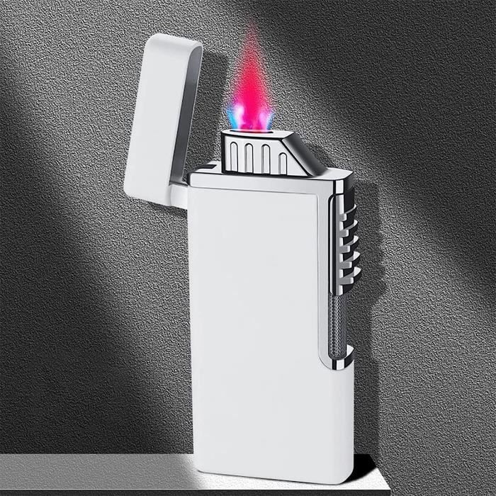 Briquet Camping Briquet Gonflable Nizirioo Coupe-vent - Métal Pliable étanche Avec Tube Rotatif Briquet Métal Pliable