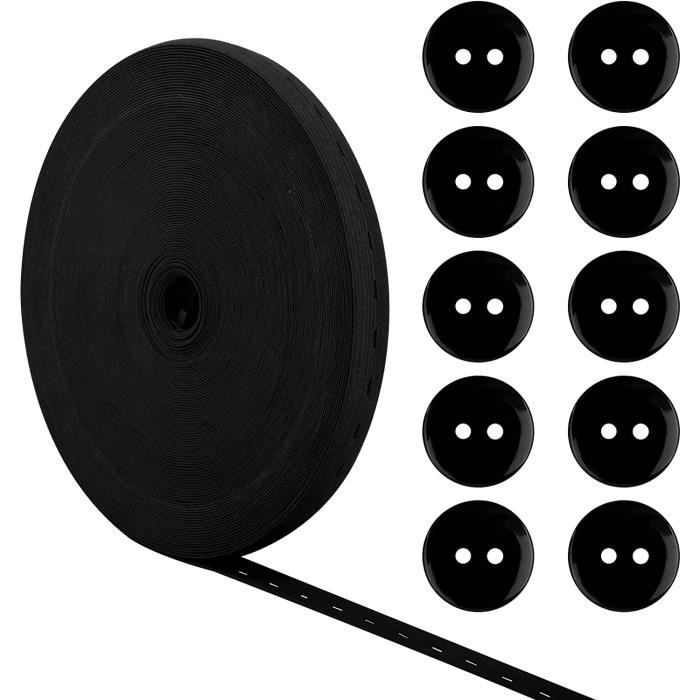 Ihaspoko 15 Mètres Bande Elastique Couture, 40mm De Large 3 Rouleaux