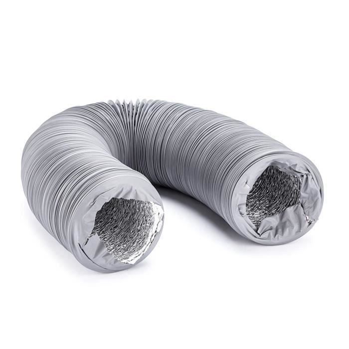 Hon&Guan Tuyau D'aération Pour Sèche-linge De 7,6 Cm – 4,9 M Conduit De Sechage En Pvc Noir Et Aluminium Pour Tente De Culture Salles De Sechage Et Ventilateur En Ligne 75 Mm 5 M Hon&Guan Tuyau D'aération Pour Sèche-linge De 7,6 Cm – 4,9 M Conduit De Sechage En Pvc Noir Et Aluminium Pour Tente De Culture Salles De Sechage Et Ventilateur En Ligne 75 Mm 5 M