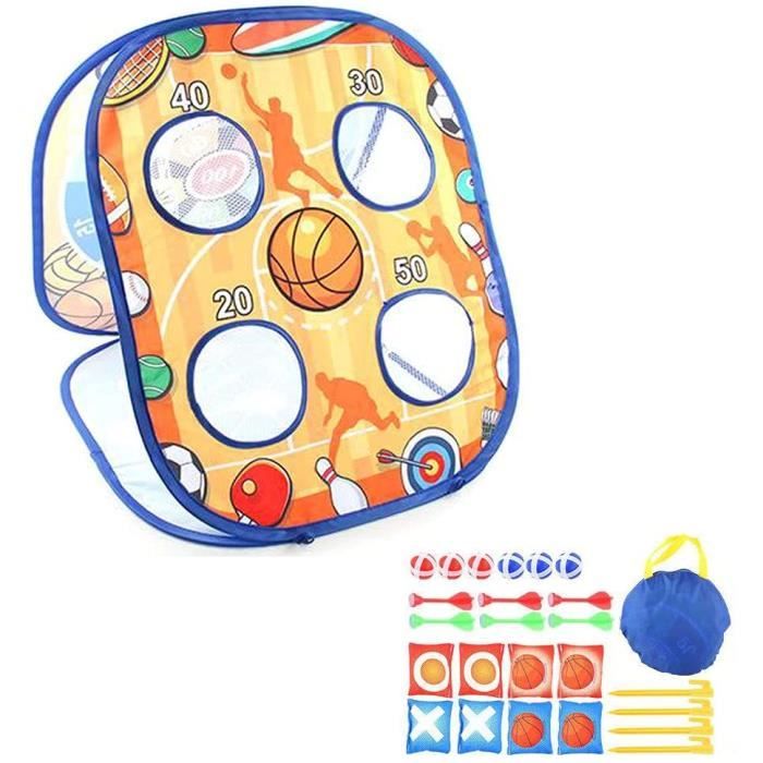 Jeux de société pliables pour garçons et filles, jeux de lancer d'anneaux, jouets de plage et de jardin, jeu de lancer de sacs de haricots - Chine Jeu de lancer et jeu