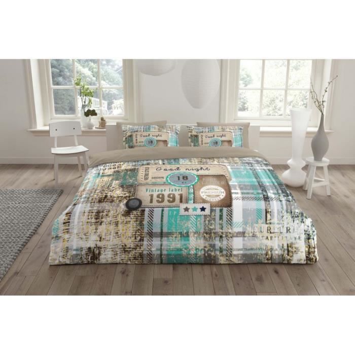 Herding Young Collection Parure De Lit Et Couverture Bébé Little Dreamer - Coton Doux Bleu Clair Taille Suisse
