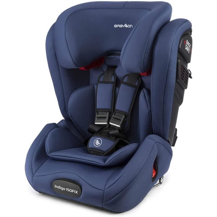 ECE R44//04 Rouge rehausseur voiture avec dossier avec ceinture de sécurité à 5 points d/'attache supérieure de 1 à 12 ans sièges auto 9-36 kg BABYLON siege auto Protect siège auto groupe 1//2//3
