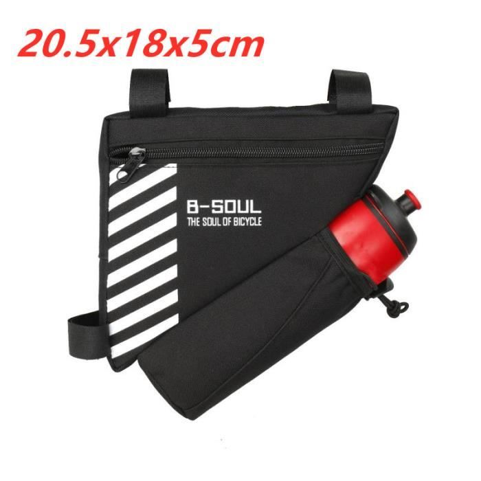 Sac De Cadre Triangulaire Pour Vélo BOBILIFE - Rangement Outils, Téléphone, Clés - Résistant à L'eau - Léger (56 G)