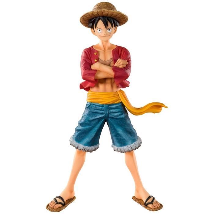 Figurine de collection - BANDAI SPIRITS - Monkey D. Luffy - 14 cm - Chapeau de paille - One Piece