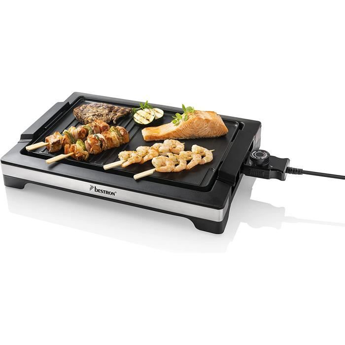 Bestron Grill de table electrique, Teppanyaki avec plaque de cuisson