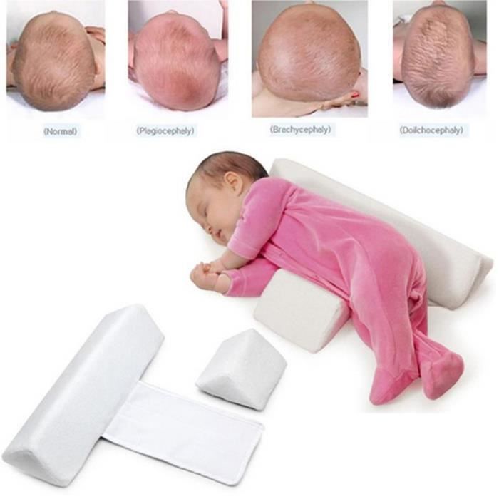 Bebe Puericulture Oreiller Doux Bebe Empechent Soutien Coussin Sommeil Mousse Memoire Cou Support Linge De Lit Pour Bebes