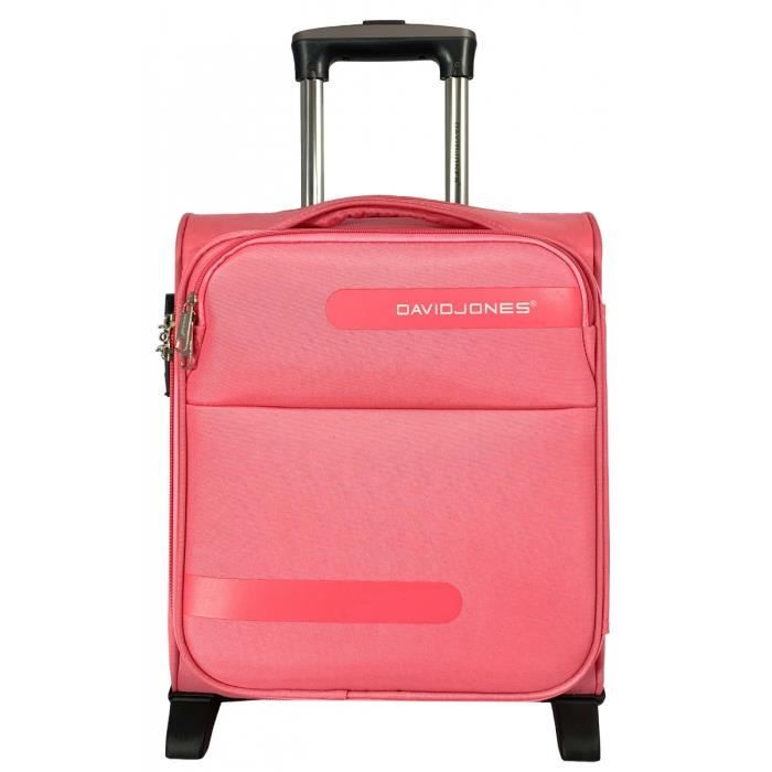 valise cabine synthétique rose - ba50491p -