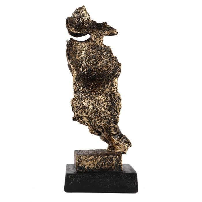 Console D’applique Murale – Tête De Femme En Résine Dorée – 48 Cm – Neuf