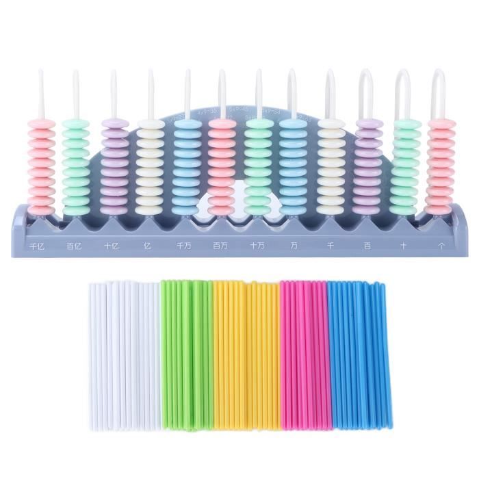 Fdit Abaque pour enfants Abaque Enfants Boulier Éducatif en Plastique