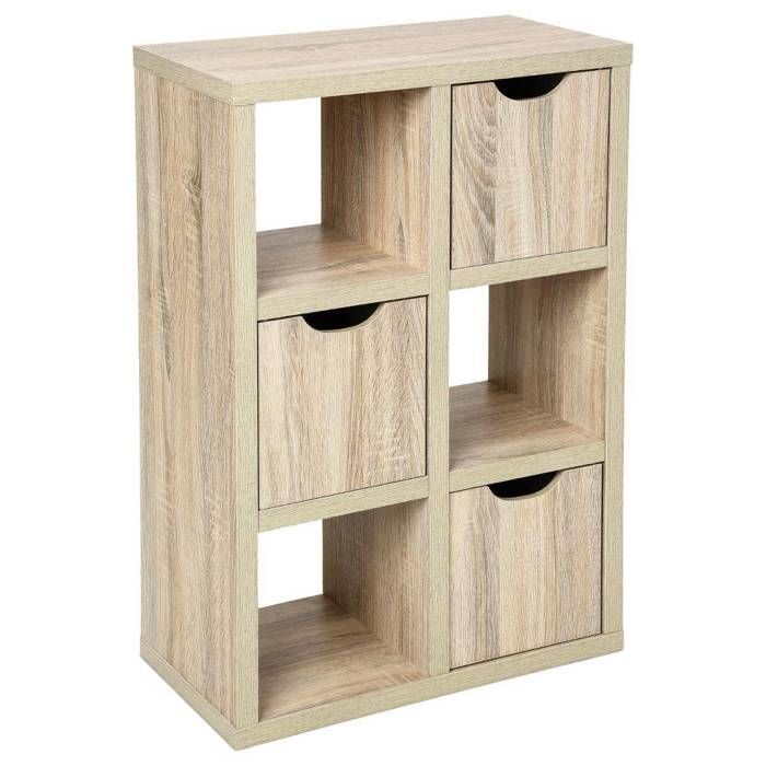 Buffet 3 portes Bivoak effet chêne naturel - Atmosphera Créateur dintérieur