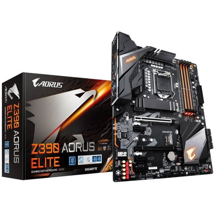 GIGABYTE Carte mere Z390 Aorus Elite Intel Z390 – Sockel 1151 (Z390 AORUS ELITE)