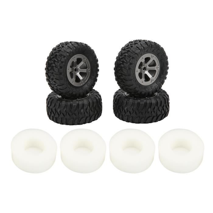 GOTOTOP Roue RC 4 pièces de roues de pneus de véhicule de camion RC