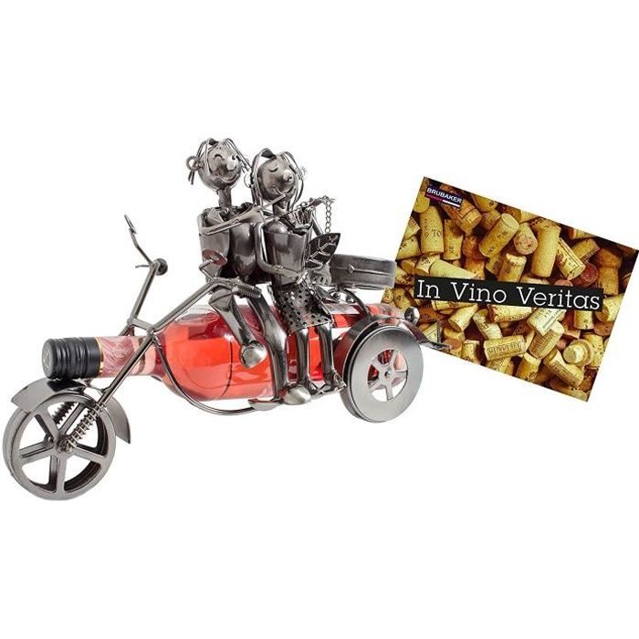 BRUBAKER Porte-bouteille de Vin Barman Sculpture en Métal