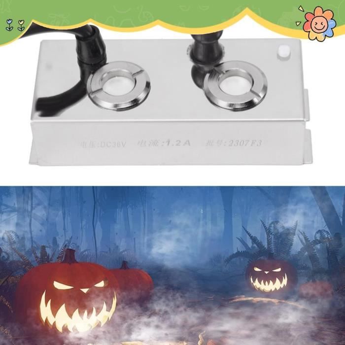 Nébuliseur à Ultrasons Avec 12 LED – Machine à Brouillard Pour Fontaine, étang, Déco – 24V, Changement De Couleurs, Sécurité Arrêt Automatique - 5
