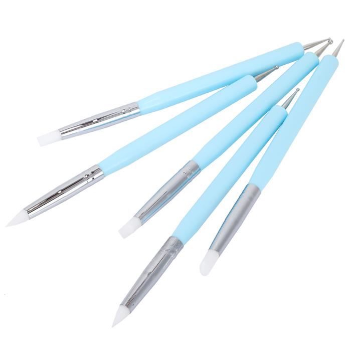 Molain 9 Outils Sculpture Argile - Boules Et Pointes Caoutchouc - Pour Céramique