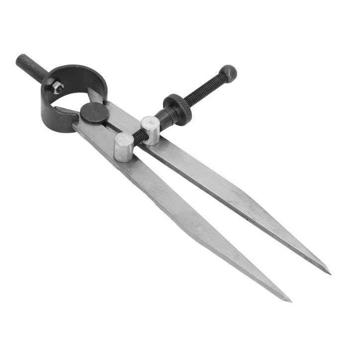 Compas En Cuir Ajustable Creaser 4 Pouces - Outil Diviseur Ligne Rotative Leathercraft