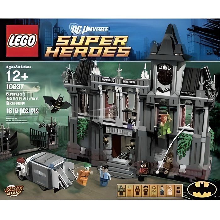 Boîte collector - LEGO - Batman : Lévasion de lasile dArkham - 1619 pièces - 8 figurines excl. - Dès 12 ans