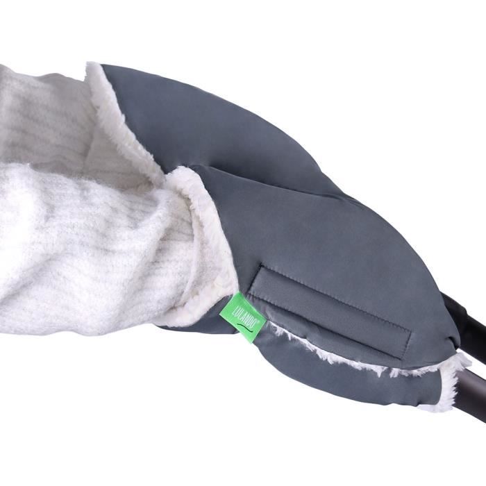 Manchons pour les mains Poussette main Muff Mitaines imperméable main chaude dhiver Un Mitaine avec Laine Lammwolle LEN 073 