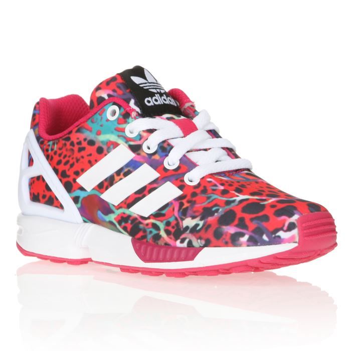 ADIDAS ORIGINALS Baskets ZX Flux Enfant Rose et multicolore ... ADIDAS ORIGINALS Baskets ZX Flux Enfant Rose et multicolore ...