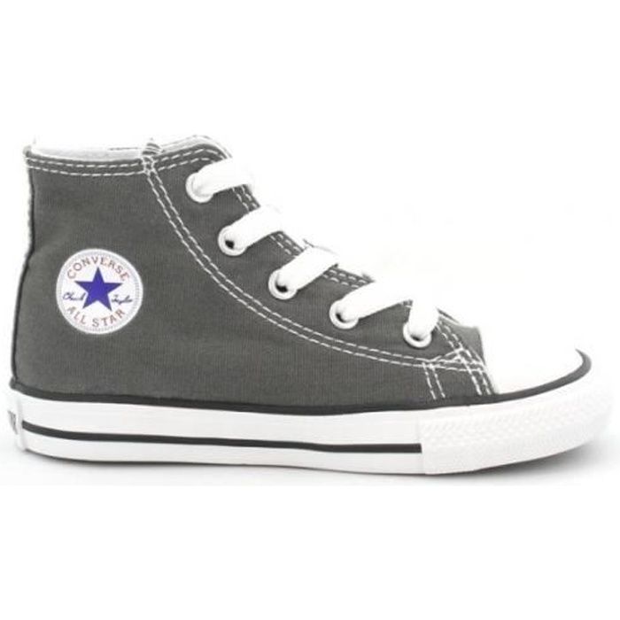 converse haute gris clair