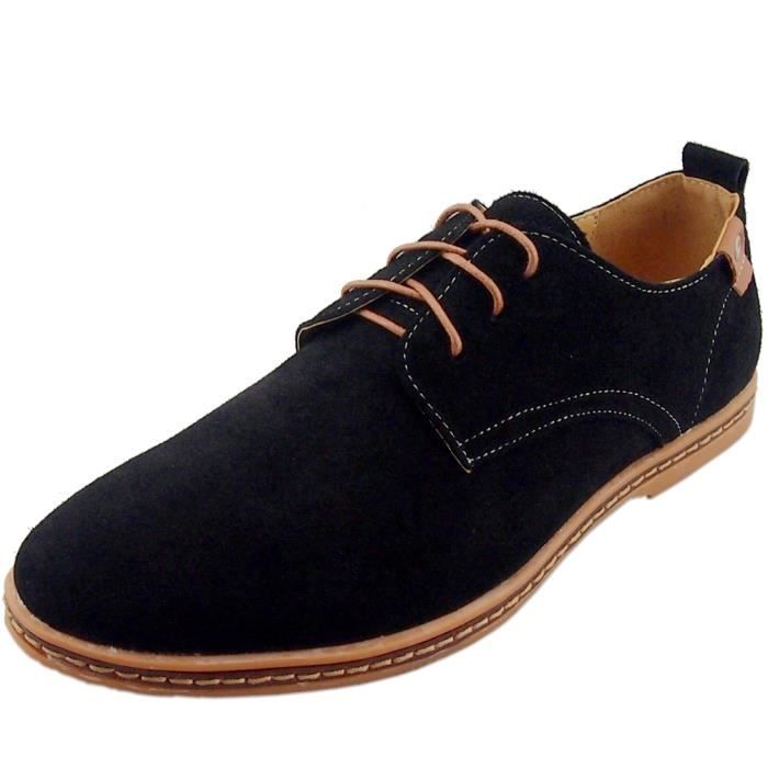 DADAWEN Homme Commercial Style Leather Oxford Chaussure 