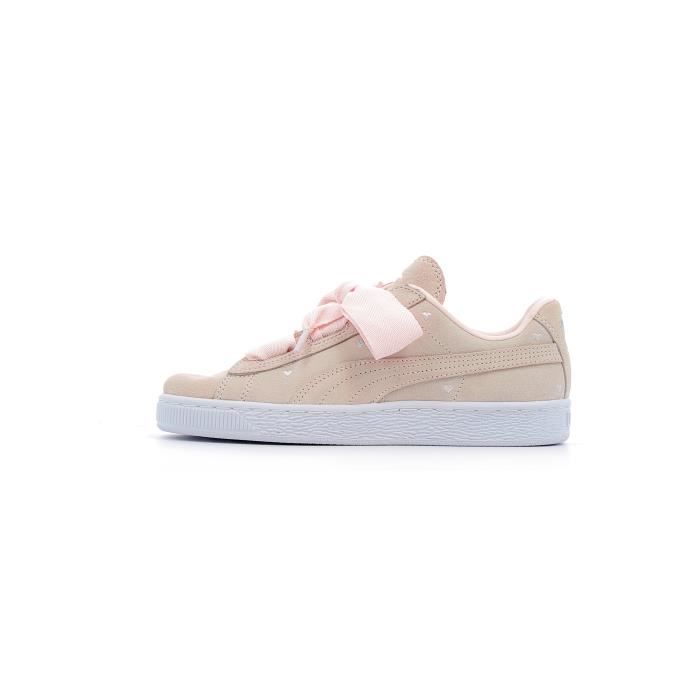 puma basket heart junior suede