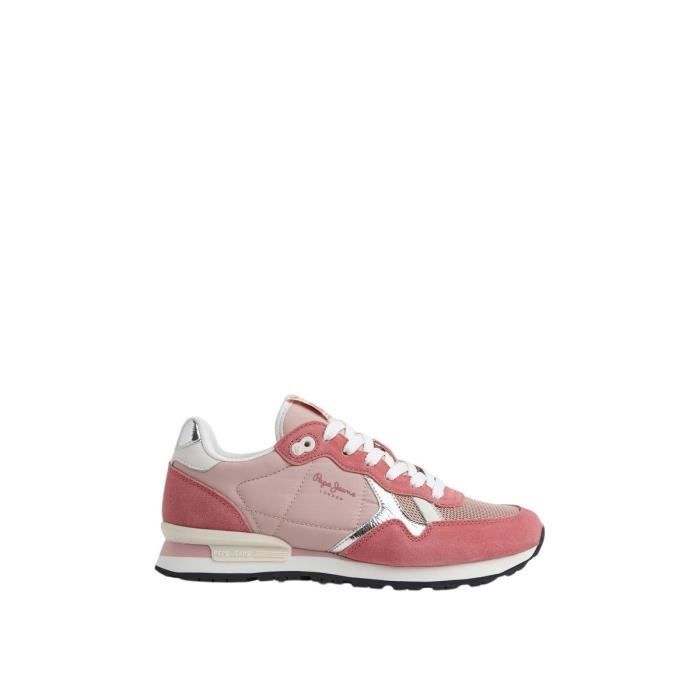 Baskets femme PEPE JEANS Brit Heritage Fermeture lacets
